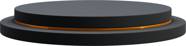 Black podium